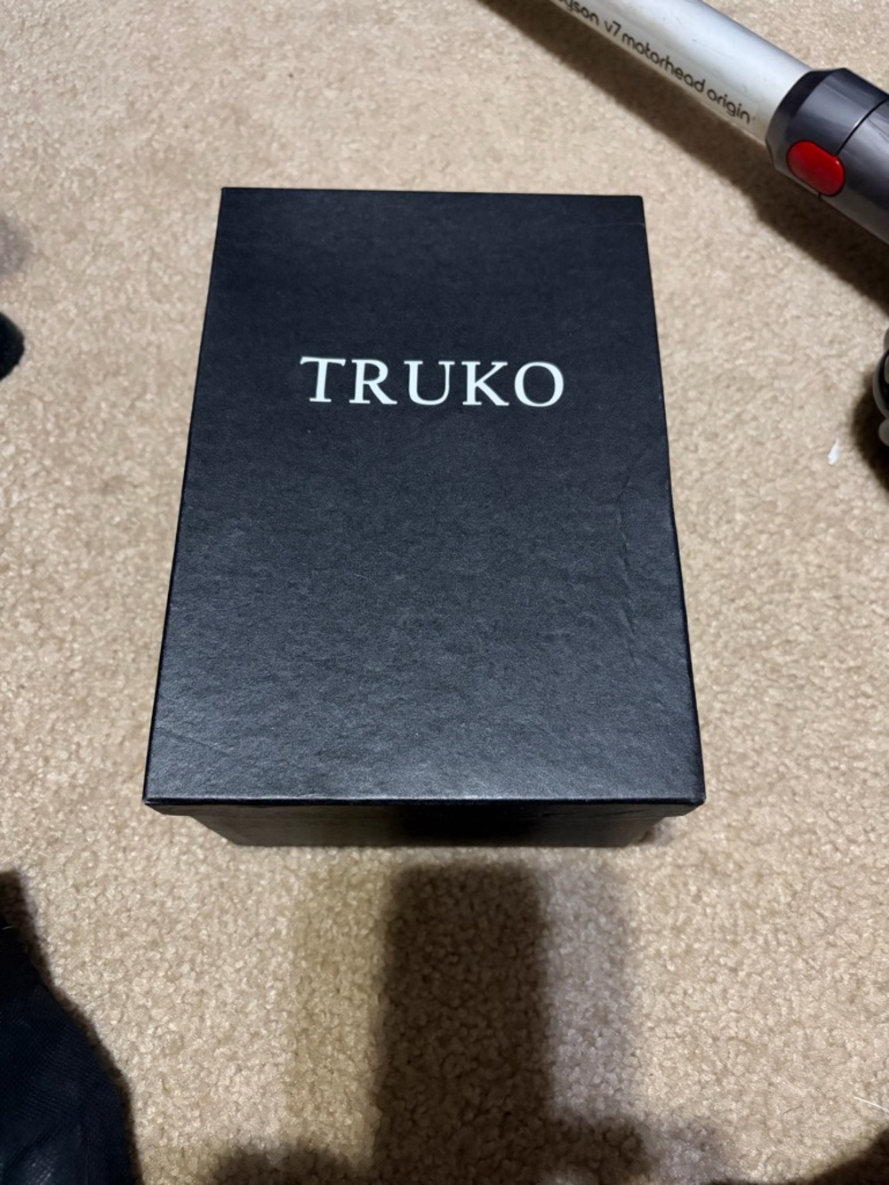 TRUKO Black leather gourd